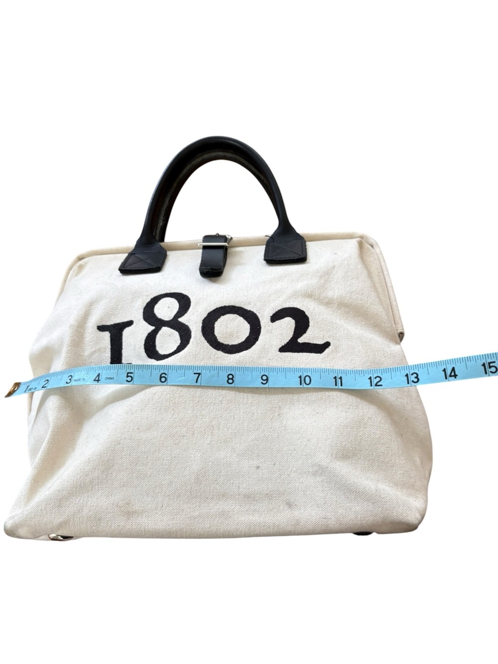 Beekman 1802 Canvas Gladstone Satchel - Rare Heritage Style - Picture 6 of 9